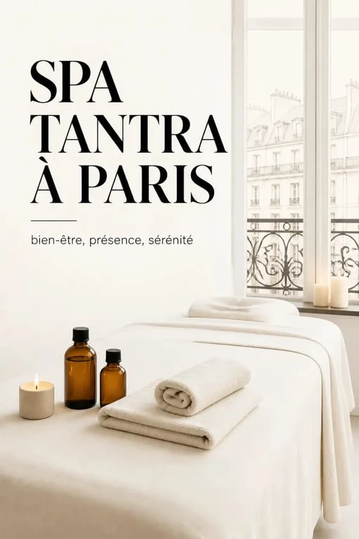 Ambiance d’un tantra spa paris dans un espace de bien-être intime et apaisant