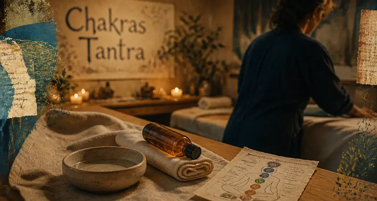 Massage paris tantra : huile chaude et serviette, praticien en séance