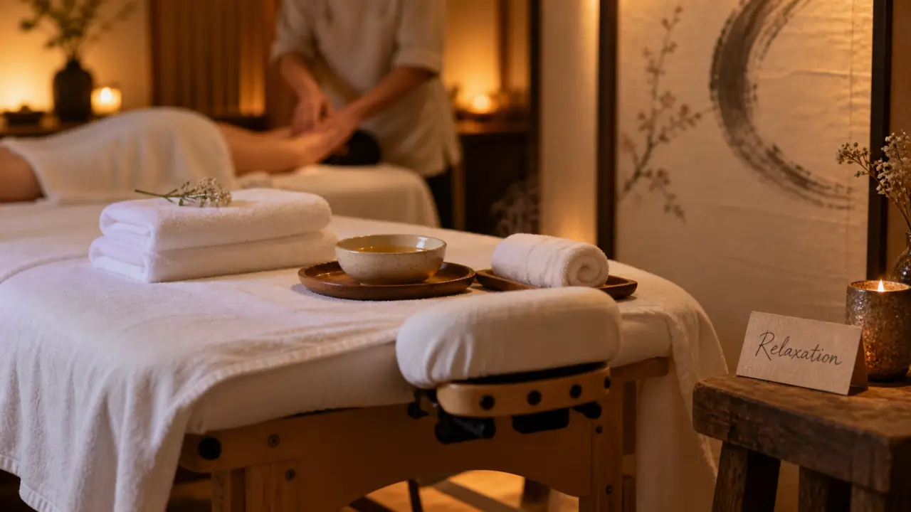 Massage a paris 14 en institut : table et huiles de relaxation